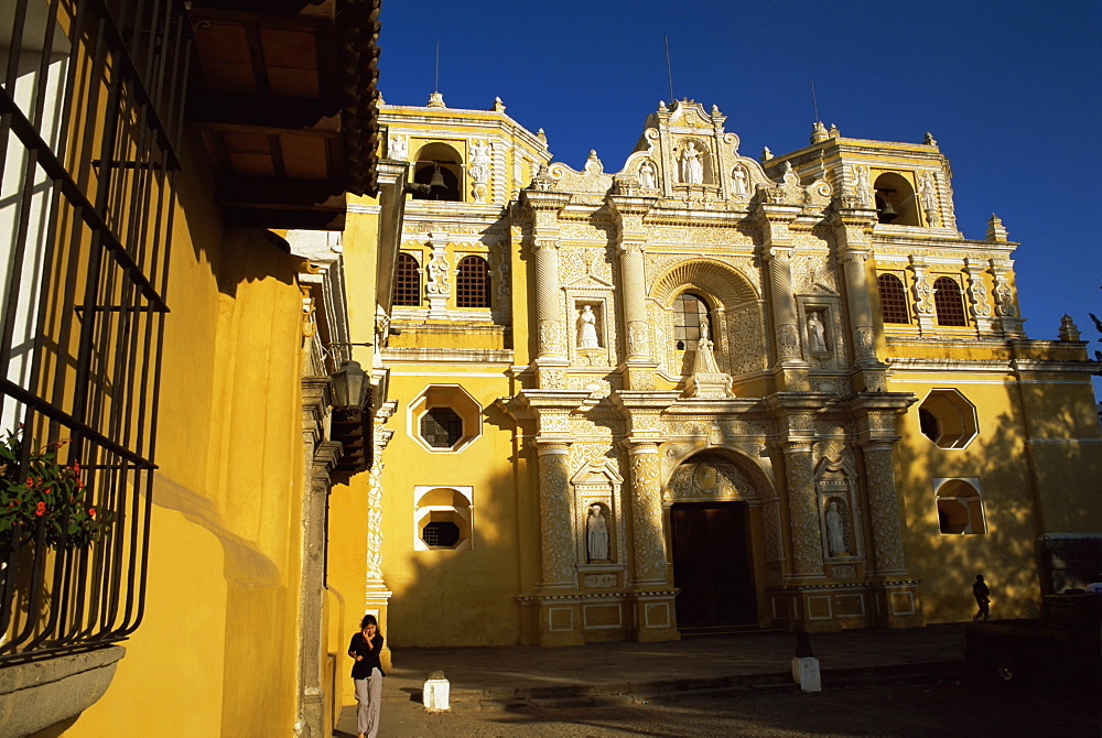 La Merced church, Antigua, UNESCO World Heitage Site, Guatemala, Central America