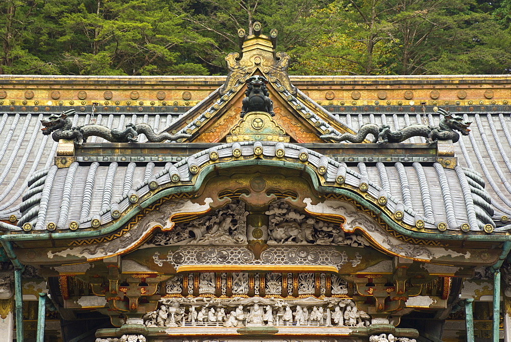 Main Hall, Tosho-gu Shrine, Nikko, Central Honshu (Chubu), Japan, Asia