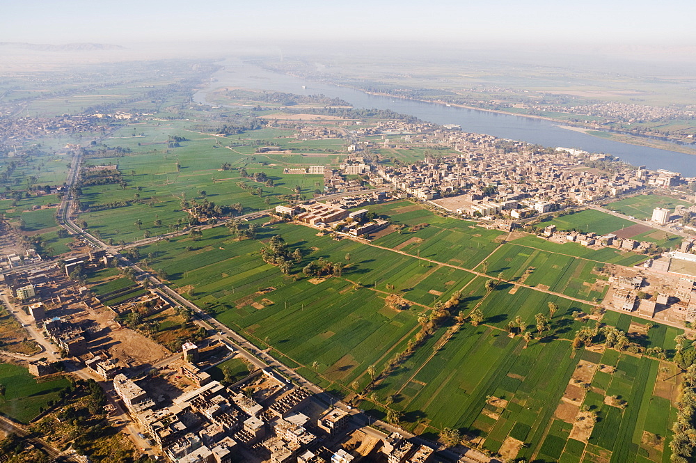 Luxor and the River Nile, Thebes, Egypt, North Africa, Africa