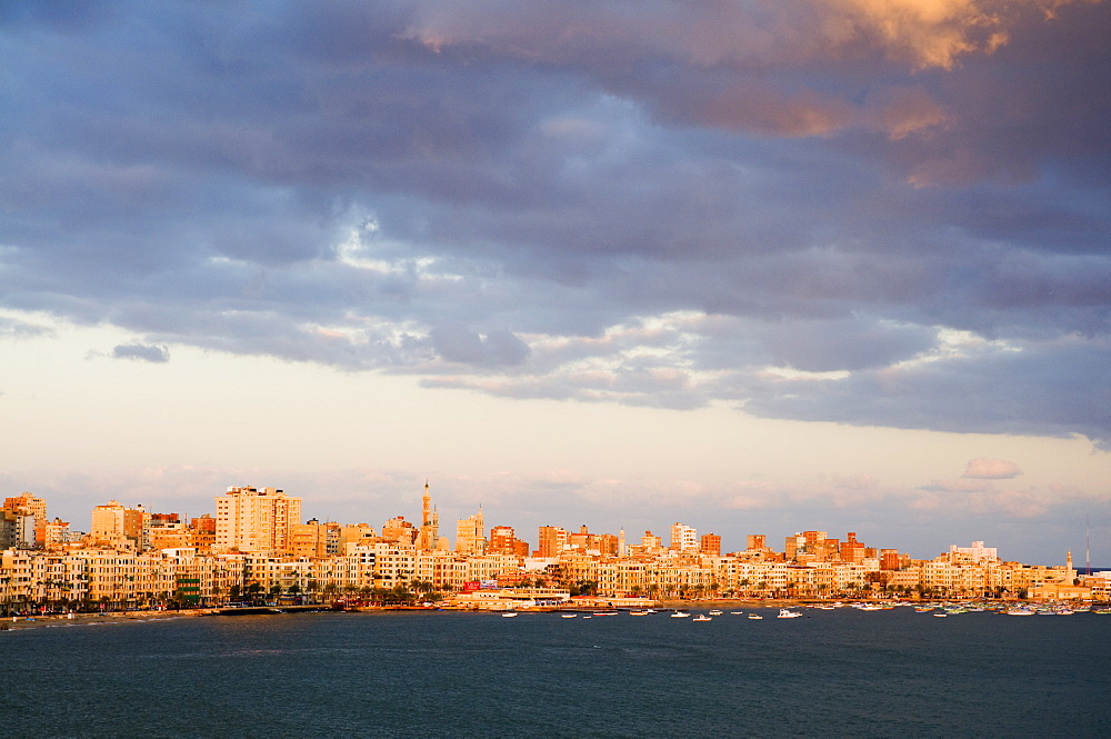 Waterfront and Eastern Harbour, Alexandria, Egypt, North Africa, Africa