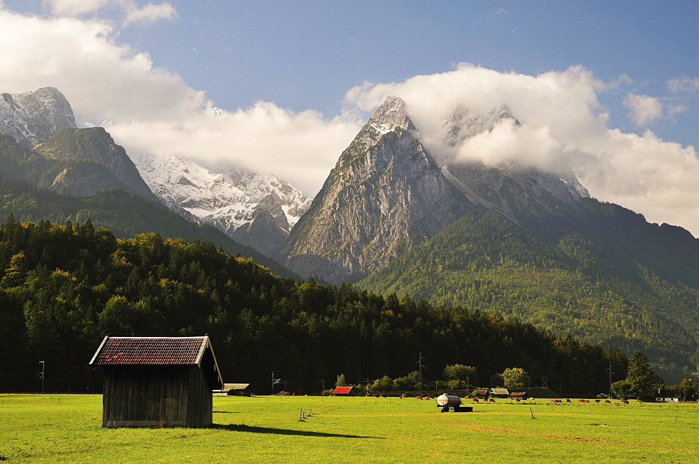 Waxelstein, Garmisch-Partenkichen, Bavaria, Germany, Europe