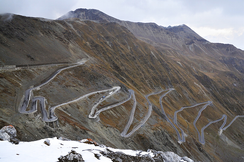 Stilfser Joch (Passo Stelvio), Suedtirol, Italy, Europe