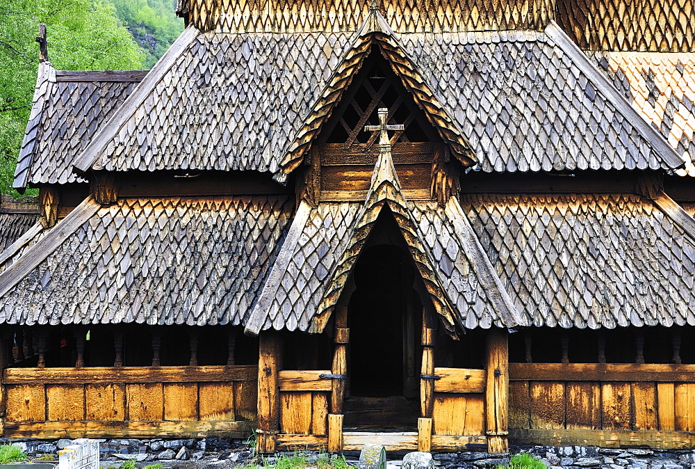 Borgund stavkirke, Norway, Scandinavia, Europe