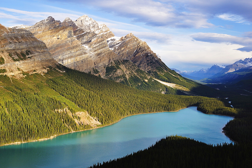 Peyto Lake, Banff National Park, UNESCO World Heritage Site, Rocky Mountains, Alberta, Canada, North America