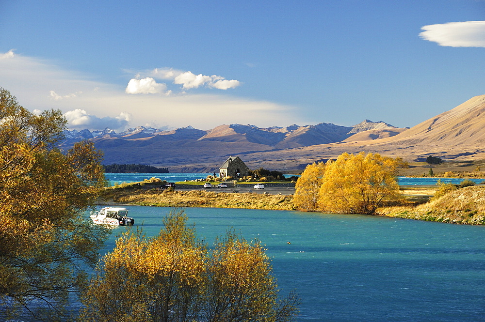 Church of the Good Shepherd, Lake Tekapo, Canterbury, South Island, New Zealand, Pacific