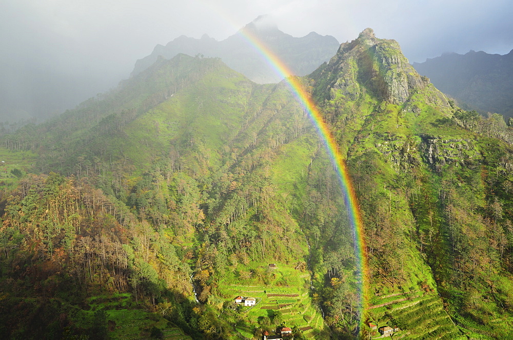 Mountains at Encumeada, Madeira, Portugal, Atlantic Ocean, Europe