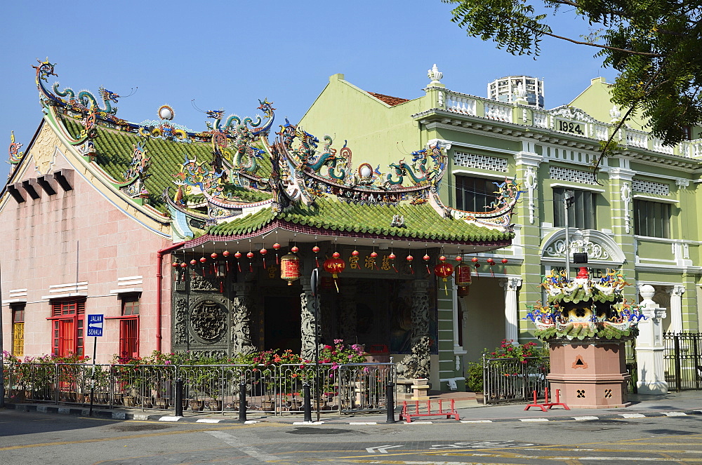 Khoo Kongsi Temple, George Town, UNESCO World Heritage Site, Penang, Malaysia, Southeast Asia, Asia