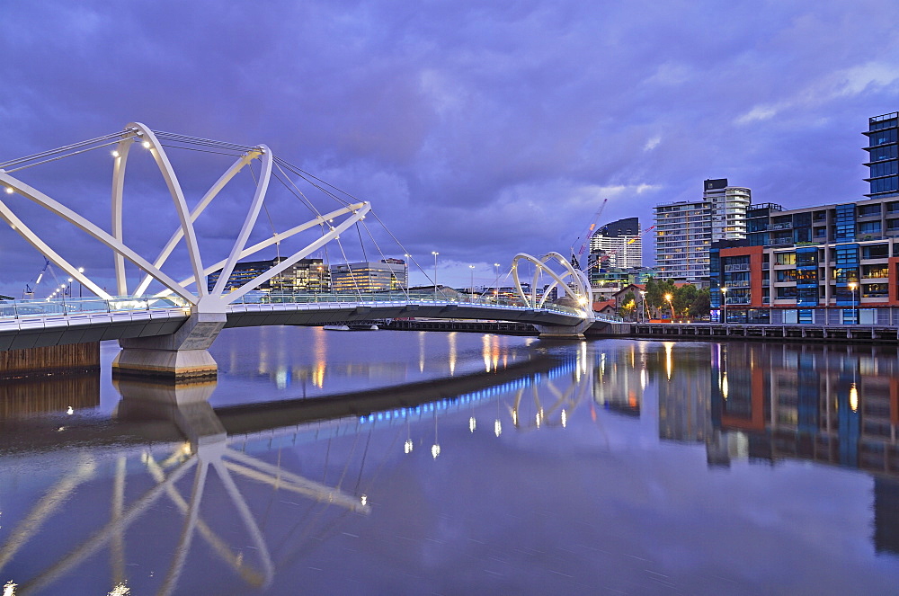 Melbourne Docklands and Yarra River, Melbourne, Victoria, Australia, Pacific