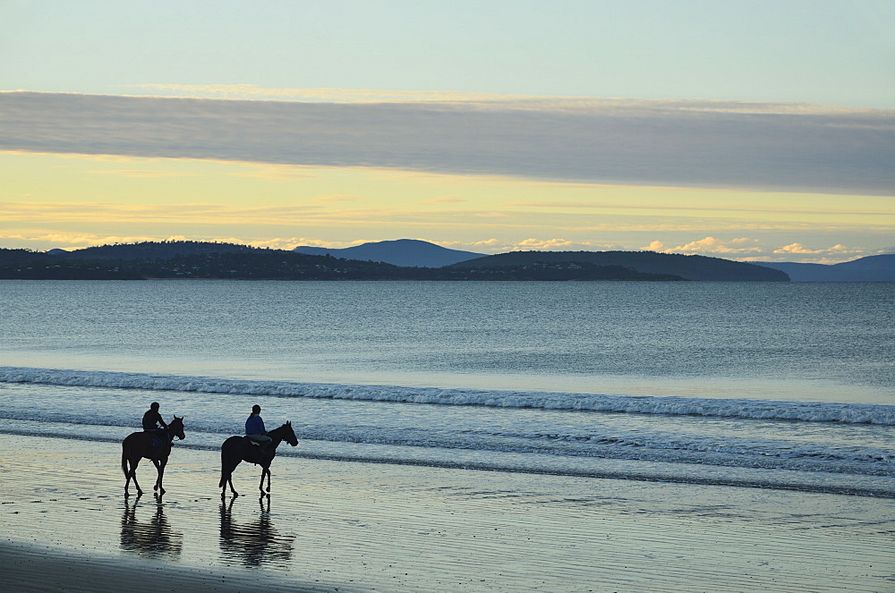 Frederick Henry Bay, Seven Mile Beach, Seven Mile Beach Protected Area, Tasmania, Australia, Pacific