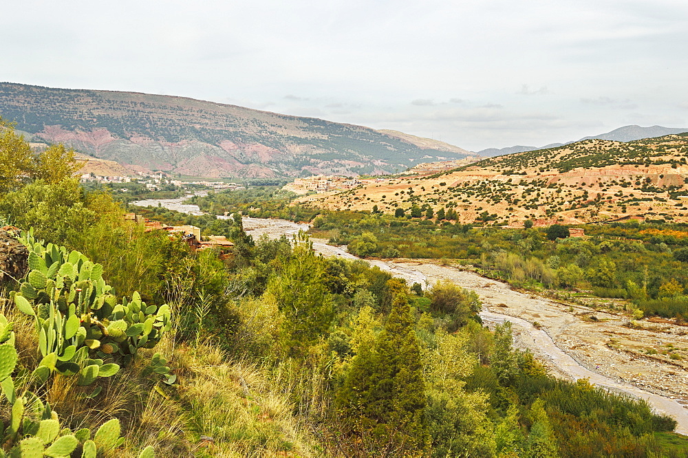 Imlil valley and Toubkal mountains, High Atlas, Morocco, North Africa, Africa