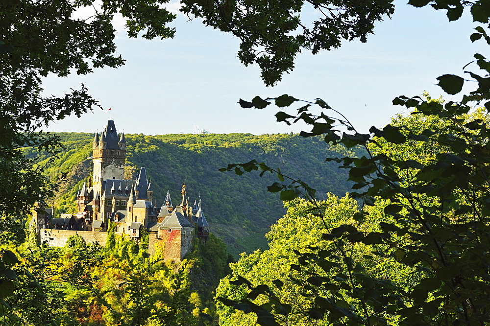 Cochem Imperial Castle (Reichsburg), Rhineland-Palatinate, Germany, Europe