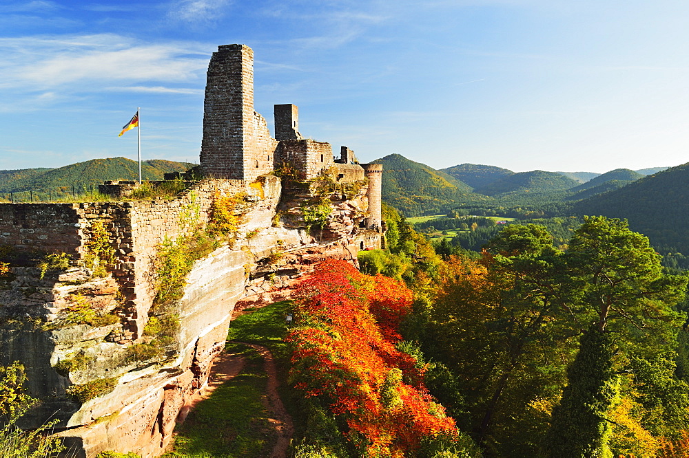 Altdahn castle, Dahn, Palatinate Forest, Rhineland-Palatinate, Germany, Europe