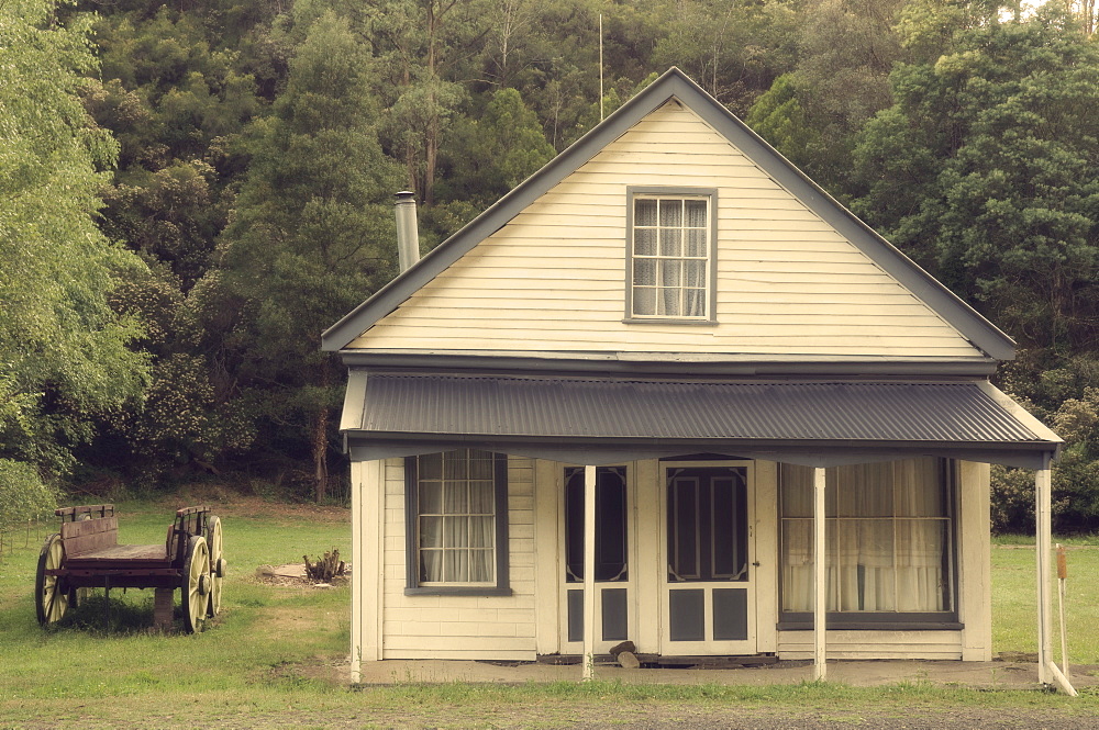 Historic cottage, Wallhalla Historic Township, Victoria, Australia, Pacific