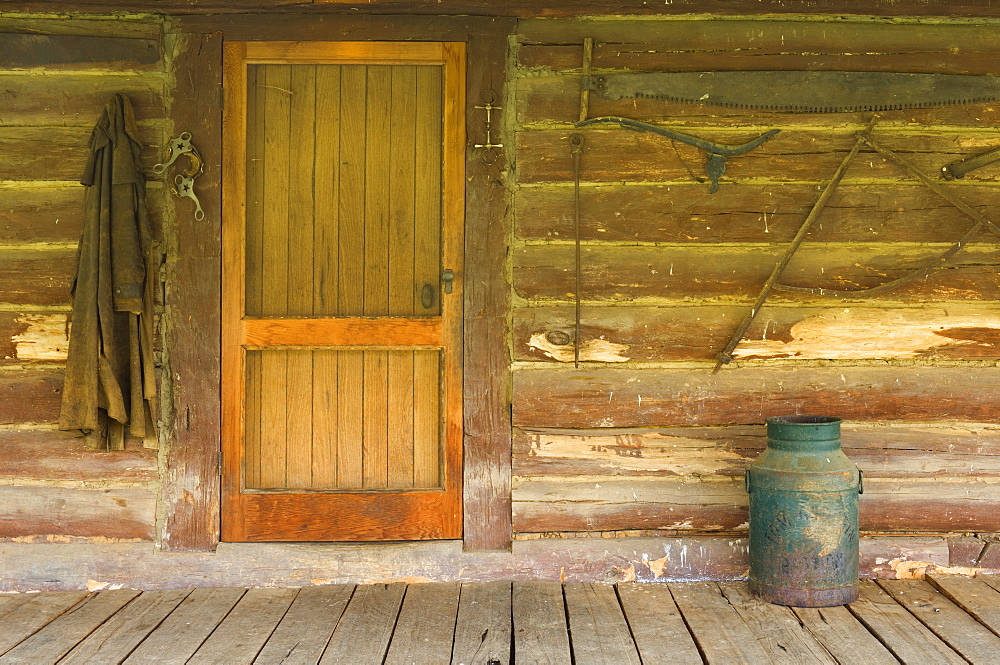 Door, historic Tom Groggin Station, Kosciuszko National Park, New South Wales, Australia, Pacific