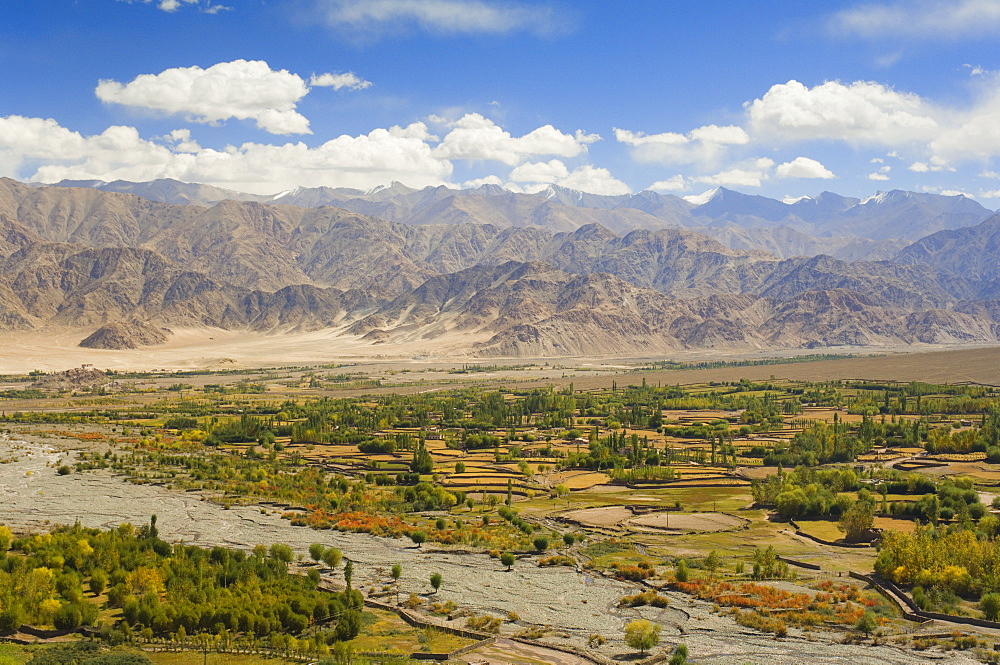 Indus Valley and Ladakh Range, Ladakh, Indian Himalayas, India, Asia