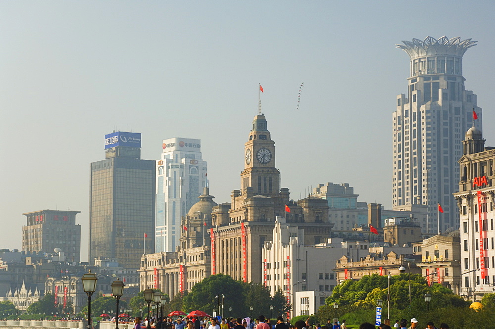 The Bund, Huangpu District, Shanghai, China, Asia