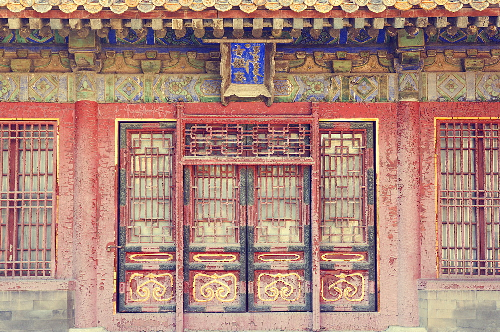 Front of historic building, Forbidden City (Palace Museum), Beijing, China, Asia