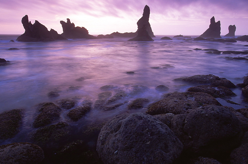 Shi Shi Beach, Olympic National Park, UNESCO World Heritage Site, Washington State, United States of America, North America