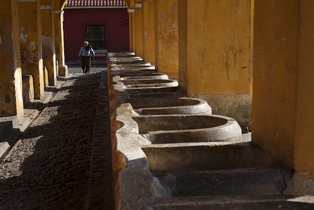 Public laundry, Antigua, Guatemala, Central America