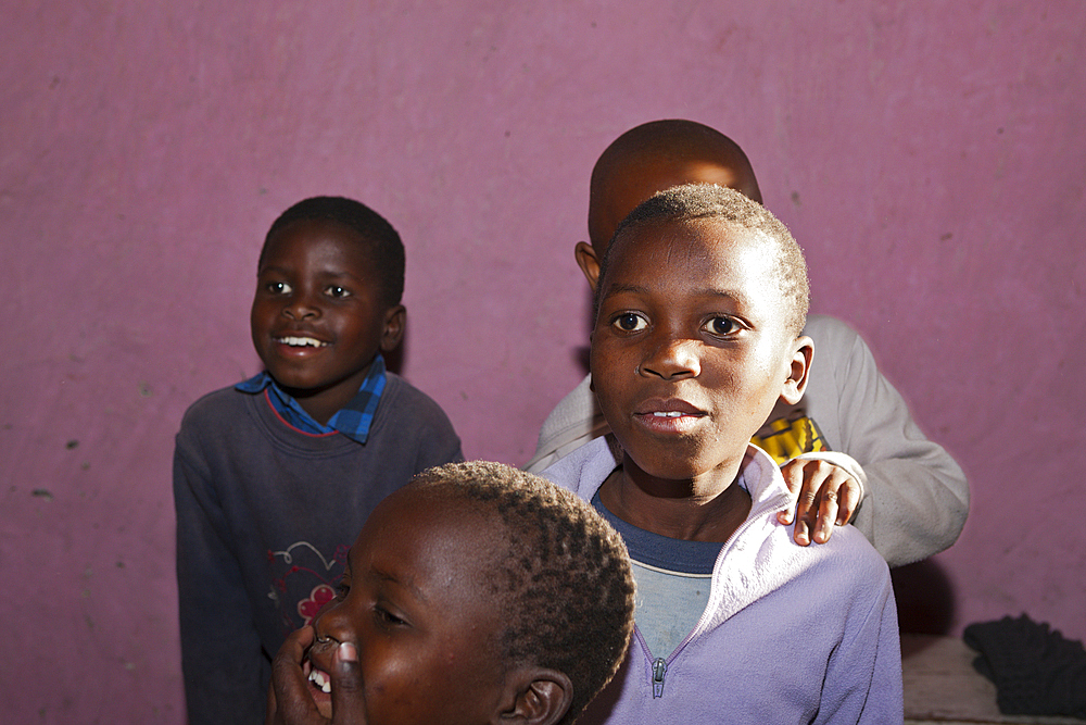 Children in Xhosa Village, Wild Coast, Eastern Cap, South Africa