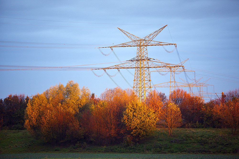 Electricity Pylon, Munich, Bavaria, Germany