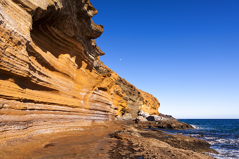 Petrified Dunes near Costa del Silencio, Tenerife, Canary Islands, Spain