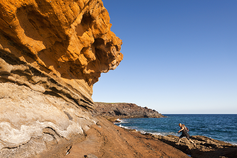 Petrified Dunes near Costa del Silencio, Tenerife, Canary Islands, Spain