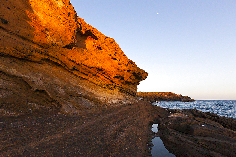 Petrified Dunes near Costa del Silencio, Tenerife, Canary Islands, Spain