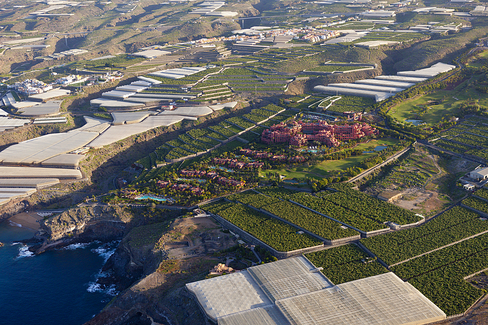 Hotel Facilities and Plantations in Southwest of Tenerife, Tenerife, Canary Islands, Spain