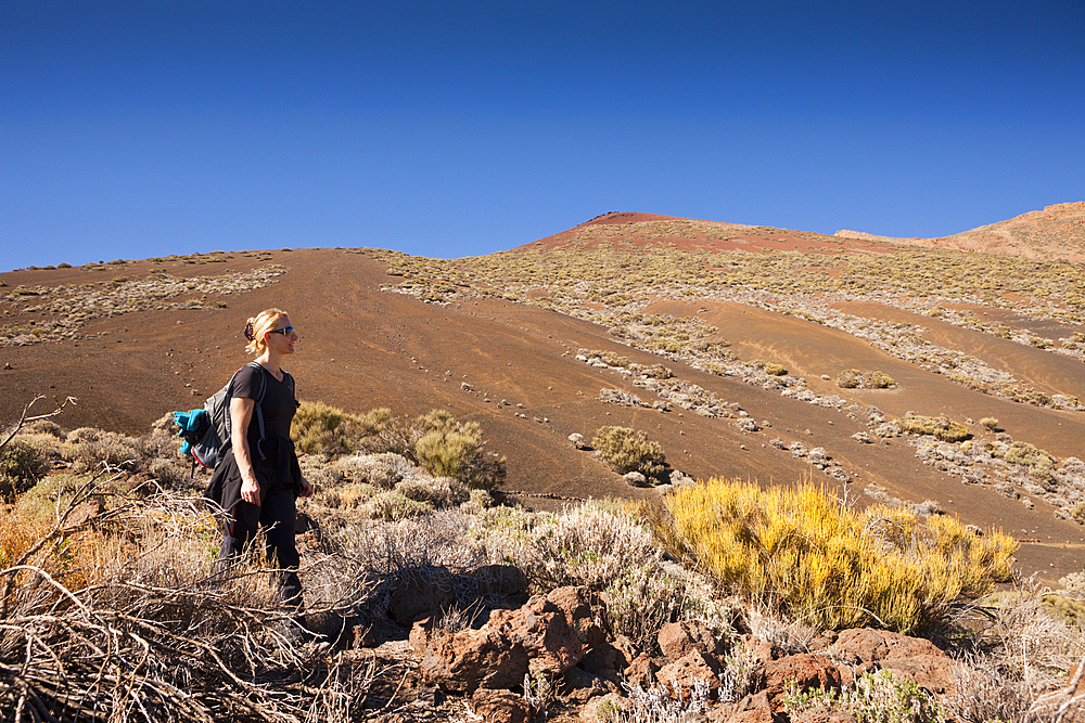 Black Moonlandscape at Teide National Park, Tenerife, Canary Islands, Spain