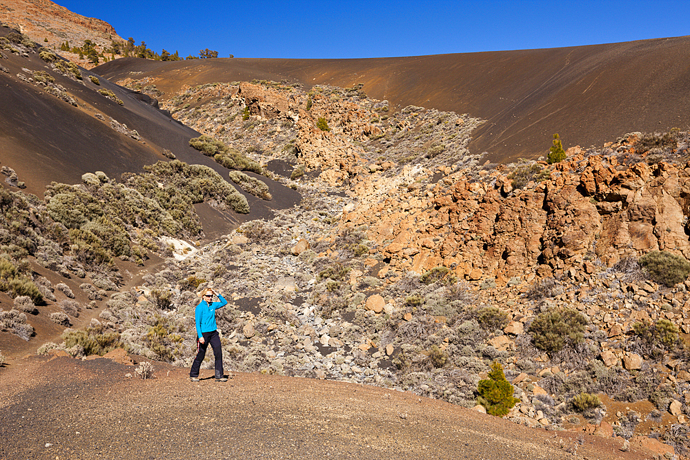 Black Moonlandscape at Teide National Park, Tenerife, Canary Islands, Spain