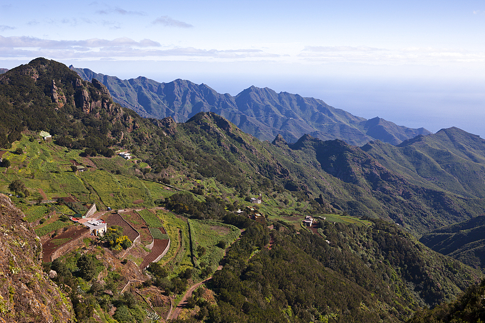 Anaga Mountains in northeast of Tenerife, Tenerife, Canary Islands, Spain