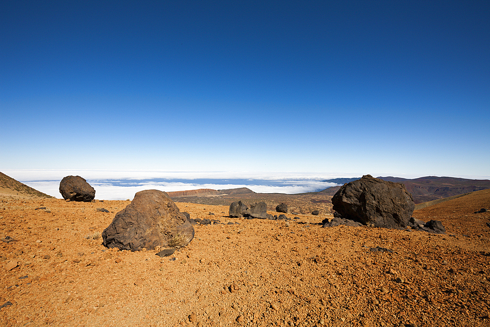 Teide Eggs or Lava Accreation Balls in Teide National Park, Tenerife, Canary Islands, Spain