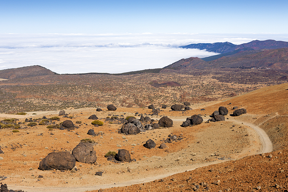 Teide Eggs or Lava Accreation Balls in Teide National Park, Tenerife, Canary Islands, Spain