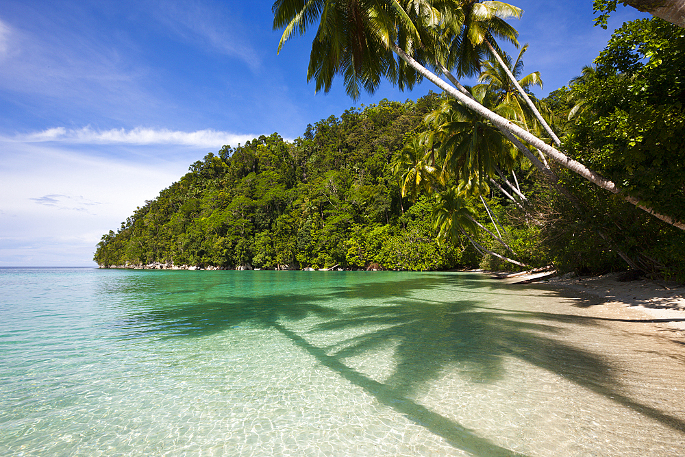 Tropical Island at Strait of Iris, Triton Bay, West Papua, Indonesia