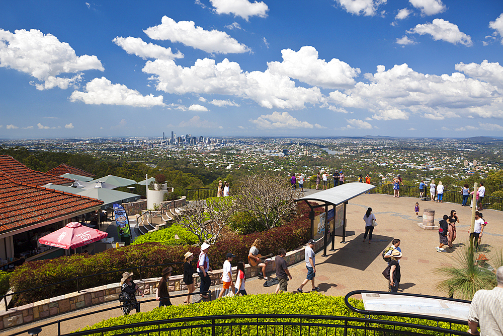 View of Mount Coot-tha Lookout over Brisbane, Australia