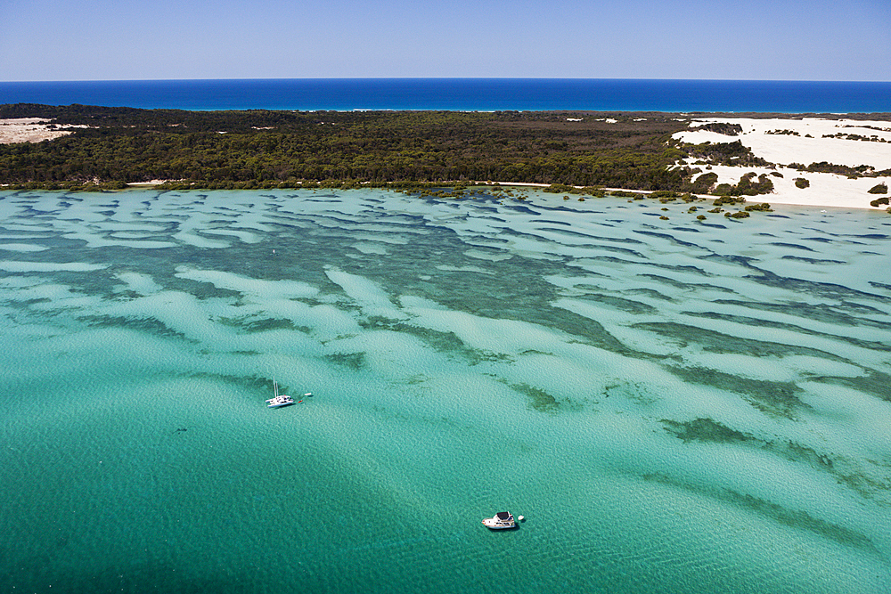 Aerial View of Moreton Island, Brisbane, Australia