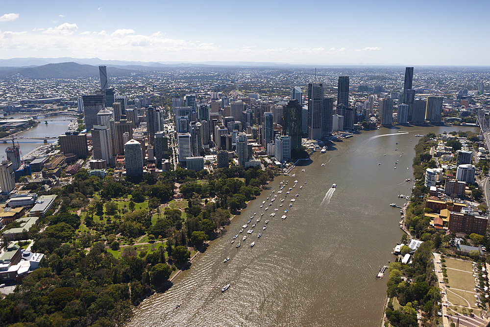 Skyline of Brisbane, Brisbane, Australia