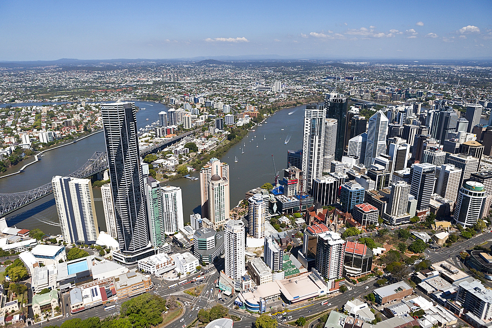 Skyline of Brisbane, Brisbane, Australia