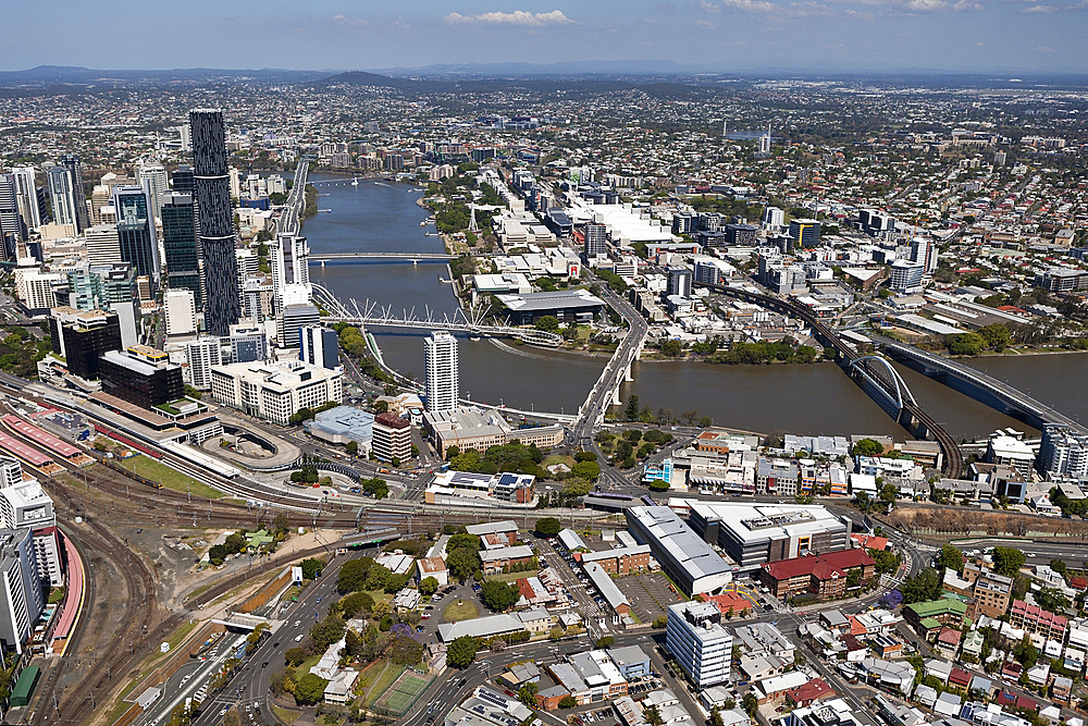 Skyline of Brisbane, Brisbane, Australia