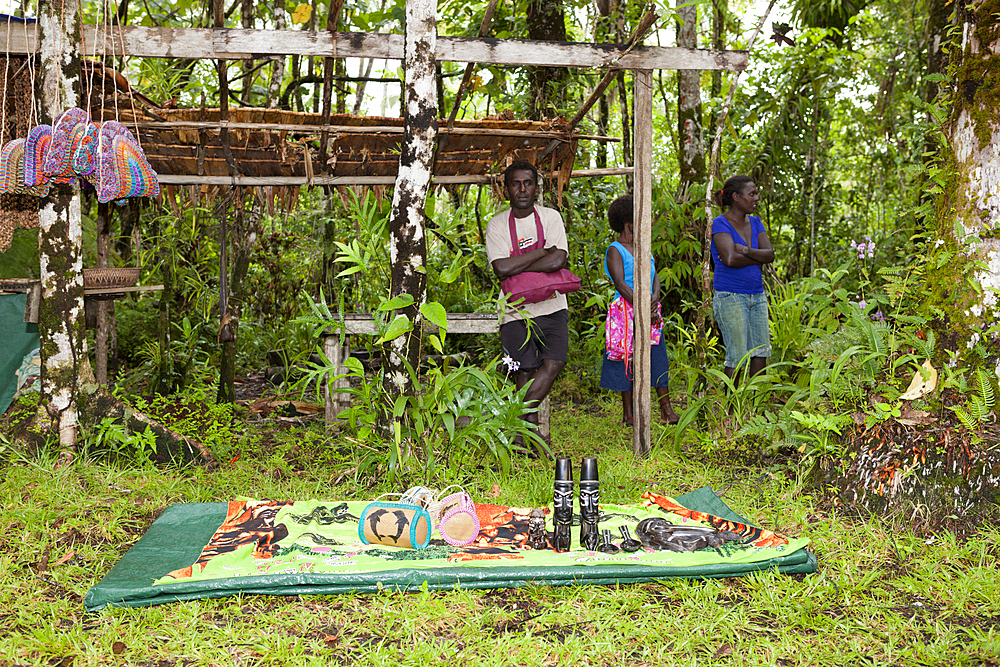 Telina Island Village Market, Marovo Lagoon, Solomon Islands