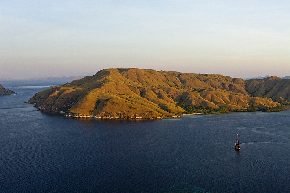 View over Gili Lawa Darat Bay, Komodo National Park, Indonesia