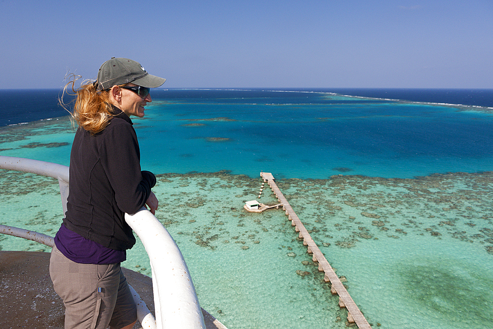 View from Sanganeb Lighthouse, Red Sea, Sudan