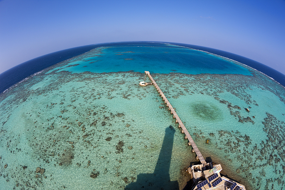 View from Sanganeb Lighthouse, Red Sea, Sudan