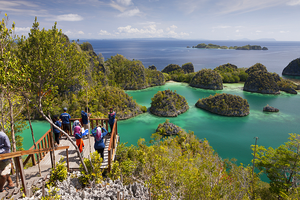 Viewpoint at Penemu Island, Fam Islands, Raja Ampat, West Papua, Indonesia