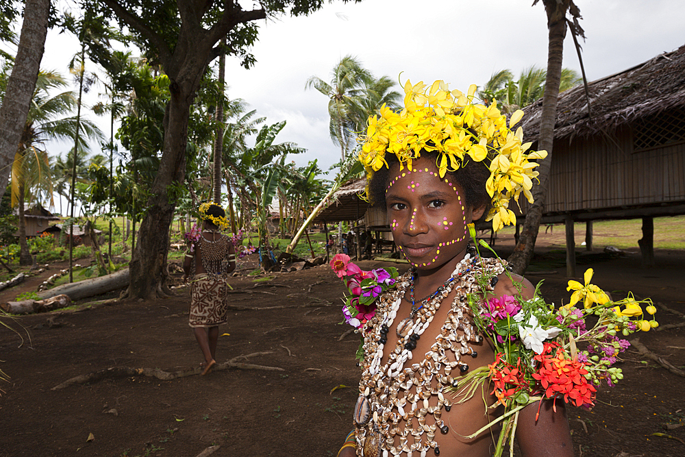 Girl of Kofure, Tufi, Oro Province, Papua New Guinea