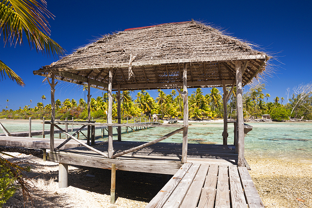 Lagoon of Tetamanu Village, Fakarava, Tuamotu Archipel, French Polynesia