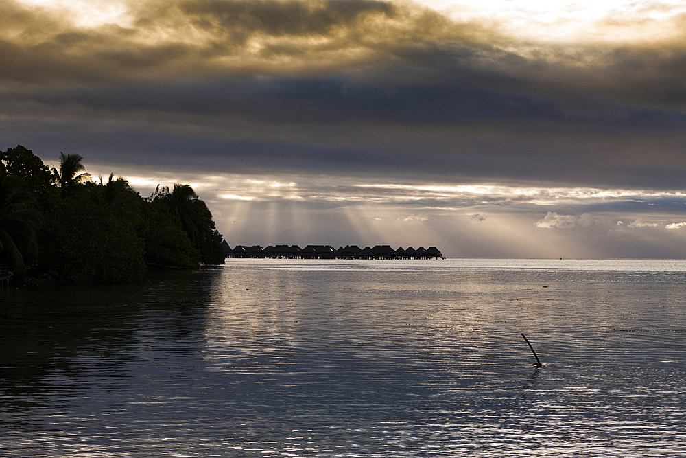 Sunset at Moorea, Moorea, French Polynesia