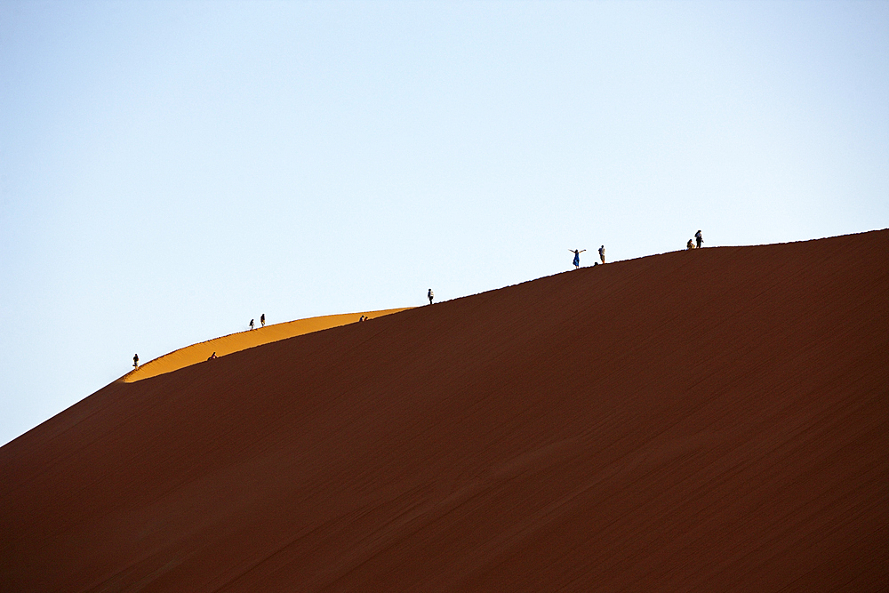 Dune 45 in Sossusvlei Area, Namib Naukluft Park, Namibia