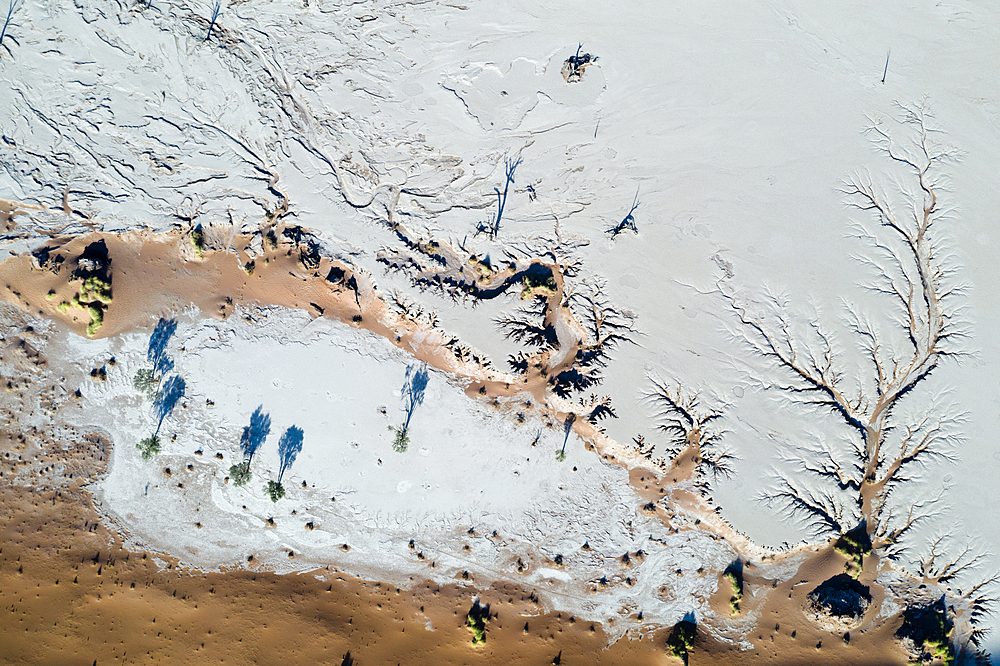 Aerial View of Deadvlei, Namib Naukluft Park, Namibia